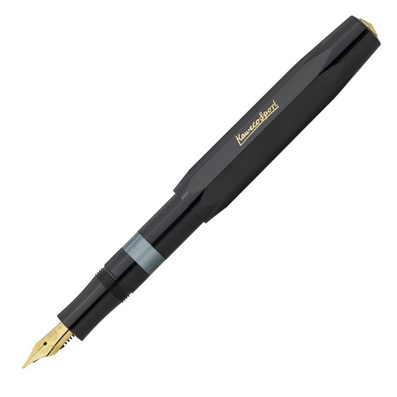 Kaweco Füllfederhalter Classic Sport Piston Schwarz/Gold B von Kaweco