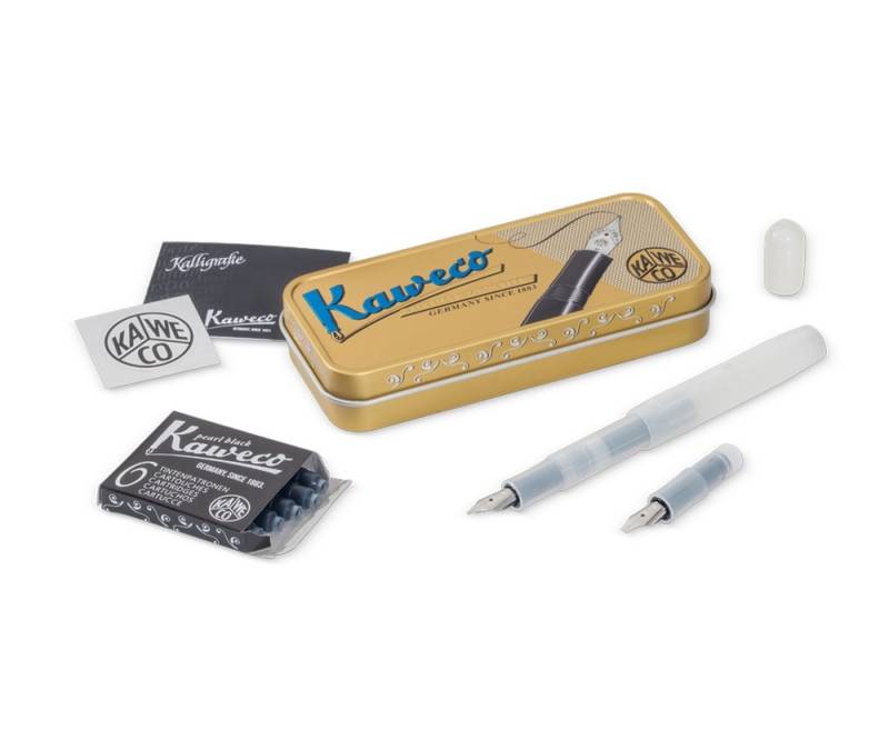 Kaweco Kalligrafie-Set Sport natural coconut S in Geschenkdose von Kaweco