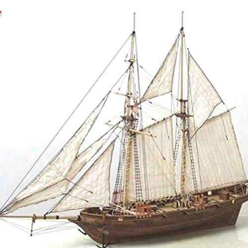 Holzschiff Modelle DIY Schiffsmodell Kit Schiffbausatz Segelschiff Modellbausatz holz Schiff Bausatz Flaggschiff Holzmodell Spielzeug von Kawosh