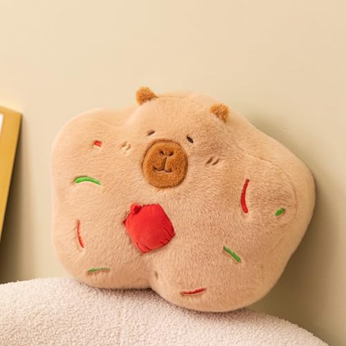 Capybara Plüschtier, 35 cm Weihnachtsplätzchen Lebkuchens Kapibaras Kuscheltier, Weiches Und Bequemes Kissen Für Bett Wohnzimmer Auto Deko Mädchen Jungens Capybara Plüschtier, 35 cm Weihnachtsplätzchen Lebkuchens Kapibaras Kuscheltier, Weiches Und Bequemes Kissen Für Bett Wohnzimmer Auto Deko Mädchen Jungens von Kaxenig
