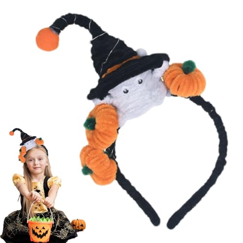 Halloween Haarband,Halloween Haarband,Beleuchtetes Halloween-Kopfschmuck-Bastelset - Foto-Requisiten, süße Kopfbedeckung, Anziehzubehör für Halloween, Karneval, Cosplay von Kaxenig