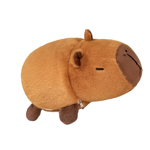 Kaxenig Capybara Plüsch, Capybara Stofftier - Capybara Soft Doll Doppelseitige Transformation,9,8-Zoll-Capybara-Stofftier, weiches Capybara-Plüschpuppenkissen für und Mädchen von Kaxenig