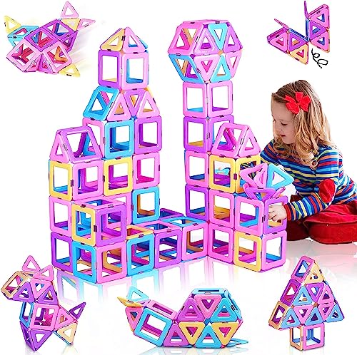 KayQidee 36 Teile Magnetische Bausteine Magnetspielzeug Magneten Kinder Magnet Spielzeug ab 3 4 5 6 7 Jahre Junge Mädchen Kinderspielzeug Magnetbausteine Magnetspiel Weihnachten Geburtstags Geschenk von KayQidee