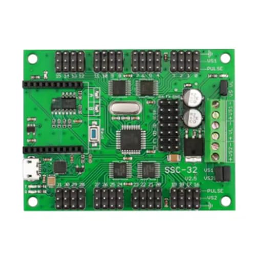 Kayfg SSC32-V2.5 32-Kanal-Mehrkanal-Servocontroller mit USB-XBEE-Schnittstelle, Passend für PC- Linux, für Hexapod Spider, Biped Robots von Kayfg