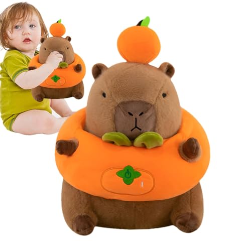 Capybara Puppe - Capybara Plüschtier,Capybara Kuscheltier,Capybara Kuscheltier Kuscheltier,Capybara Khaki Kuscheltier,Niedliches Plüschkissen für Wohnzimmer,Capybara Capybar Plüschtier von Kbnuetyg