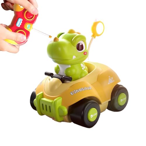 Dinosaurier-Spielzeug für Kinder von 3 bis 5 Jahren,Dinosaurier-Spielzeug für Kinder von 2 bis 4 Jahren - Abnehmbares Dinosaurier-Spielzeug, ferngesteuertes Auto, beleuchtetes Auto - Kleinkind-Autospi von Kbnuetyg