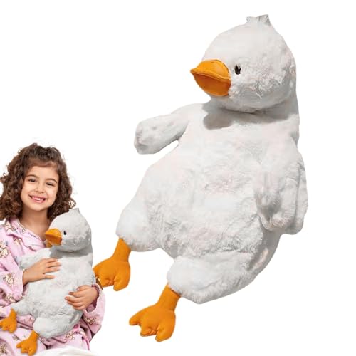 Ente Plushie, Gefüllte Ente, super weiches und niedliches Entenplüsch, Stumme Entenpuppe, 17,7 Zoll | Heimdekoration, bequemes Kuschelkissen, dekoratives Kissen für Schlafsofa, in von Kbnuetyg