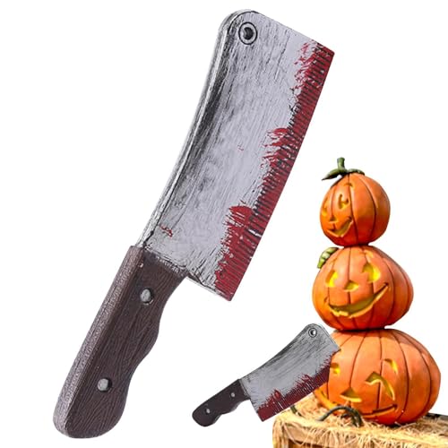 Halloween-Streich-Requisiten – Simulation eines realistisch aussehenden Fake-Cutter-Spielzeugs | Party-Requisiten, Halloween-Kostüm-Zubehör, Horror-Streich-Spielzeug, 30 cm, Partyzubehör, Gastgeschenk von Kbnuetyg