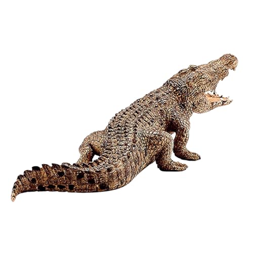 Kbnuetyg Alligator-Spielzeug für realistische Simulation des Wildlebens, Modell mit Dschungeltierfiguren, Krokodil-Actionfiguren, Modellspielzeug für und Mädchen. von Kbnuetyg