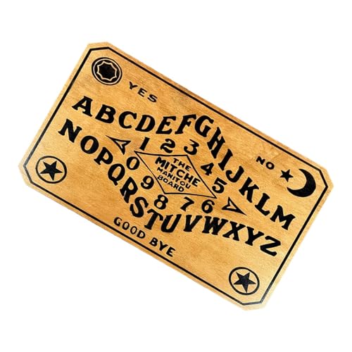 Pendelbrett für Wahrsagen, Pendelbrett für Weissagung - Metaphysische Botschaft Ouija Board | Holz Pendel und Hexenbrett, Tragbares Sprechbrett für Wahrsagerei von Kbnuetyg