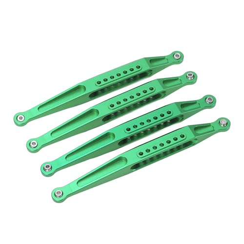 Kcabrtet 4-teiliges RC-Unterlenker-Set aus Aluminiumlegierung, hochfest, exquisites Unterlenker-Set für LOSI 1/8 LMT 4WD LOS04022 RC-Auto (Green) von Kcabrtet