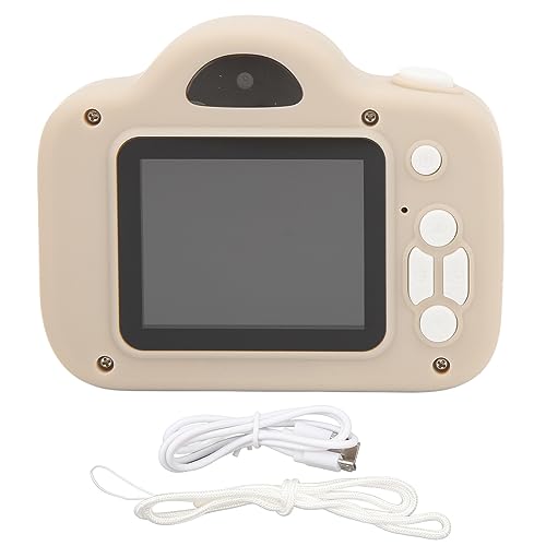 Kcabrtet Kinderkamera HD 20MP 1080P Videospielzeugfotografie für Kinder 2-Zoll-IPS-Bildschirm (Grey) von Kcabrtet