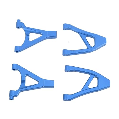 Kcabrtet RC Car Aluminium Schwingenarm-Set Hinterradaufhängungsarm-Set 1/16 Slash Leichte Upgrade-Teile (Blue) von Kcabrtet