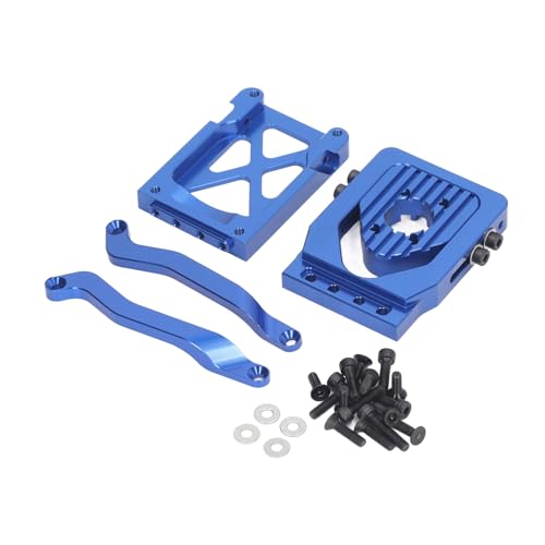 Kcabrtet RC-Schnellspanner-Motorbasis, Aluminiumlegierung, solide Konstruktion, XRT 8S 6S, praktische Befestigung, Material (Blue) von Kcabrtet