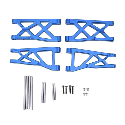 Kcabrtet Verschleißfestes Schwingenset aus Aluminiumlegierung, Starke Leistung, RC-Aufhängung für ARRMA SENTON 1/10 (Blue) von Kcabrtet