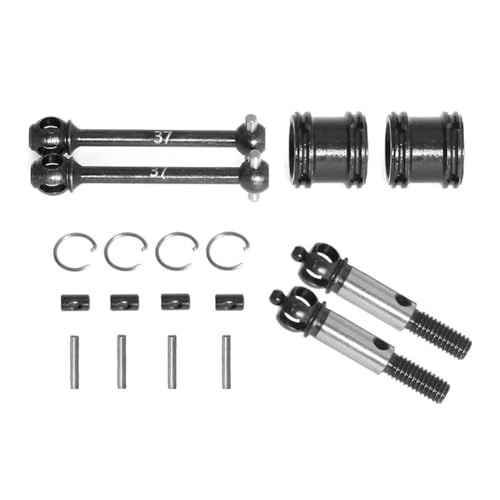 Kdouehg Two-Stage CVD Kit Universal Joint Three-Stick Kit Three-Stick Kit für TT02 XV01 XV02 RC Automotive Upgrade Teile 37mm von Kdouehg