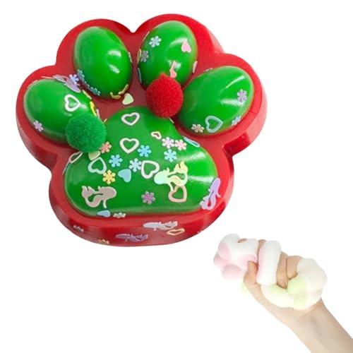 Kdtoll Katzenpfoten Squishy Groß 10 cm – Taba Squishy Cat Paw Squeeze Spielzeug, Anti Stress Spielzeug für Erwachsene und Kinder, Lustige Stressabbau Cat Paw Squishy von Kdtoll