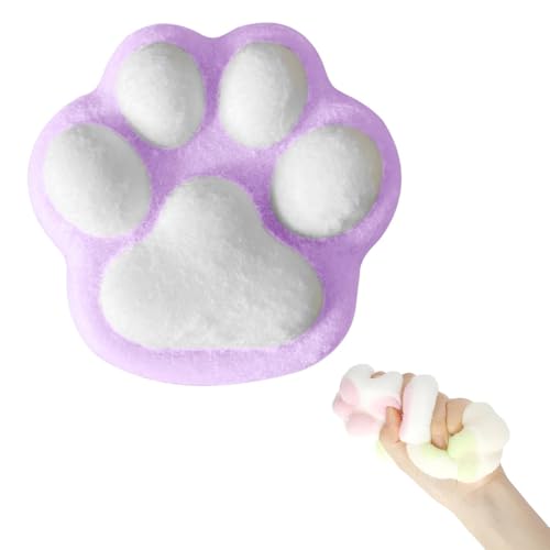 Kdtoll Katzenpfoten Squishy Groß 10 cm – Taba Squishy Cat Paw Squeeze Spielzeug, Anti Stress Spielzeug für Erwachsene und Kinder, Lustige Stressabbau Cat Paw Squishy von Kdtoll