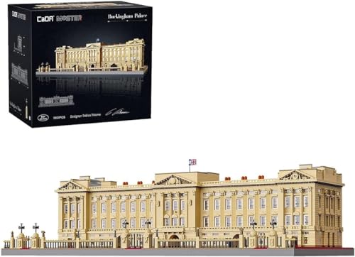 KeKeDuo Technik Architecture Buckingham Palace Bausteine Modellbausatz, 5604 Klemmbausteine Modular Haus Buildings Set Kompatibel mit Großen Marken von KeKeDuo