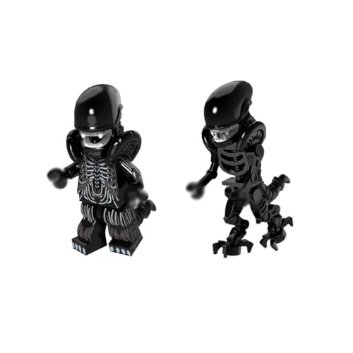 KeKeDuo Xenomorph Modell Bausteine Set, DIY Außerirdische Monster Minifiguren Skeleton Modellbausatz Xenomorph Alien Monsters Konstruktionsspielzeug für Erwachsene und Kinder KeKeDuo Xenomorph Modell Bausteine Set, DIY Außerirdische Monster Minifiguren Skeleton Modellbausatz Xenomorph Alien Monsters Konstruktionsspielzeug für Erwachsene und Kinder von KeKeDuo
