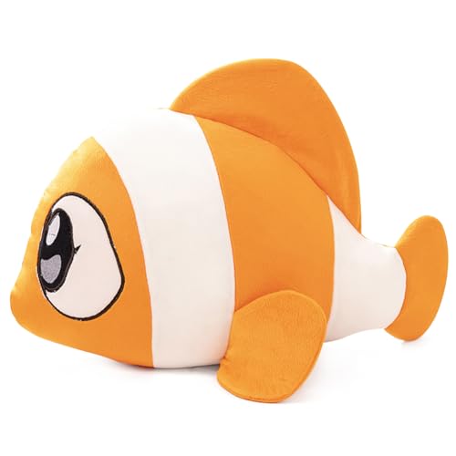 Meerestier Kissen, Fisch Plüschtier, Meerestier Plüsch Kissen, Fisch Kuscheltier Kissen, Kinder Kuschelweiches Plüschtier, Süß Plüschpuppe Geschenke, Kinder Kissen, Party Dekoration - 40cm von KedidO