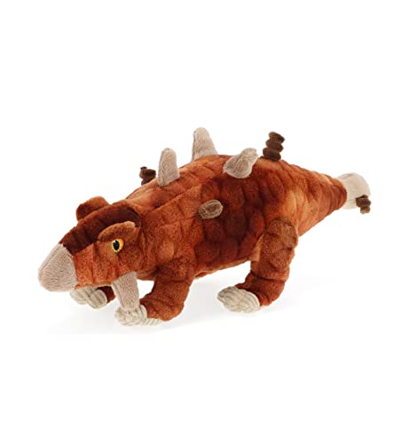 Keel Toys KEELECO SE2271 Plüschtier, 100% recycelt, ökologisches Spielzeug für Kinder, Plüsch, Dinosaurier, Ankylosaurus, 26 cm von Keel Toys