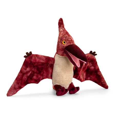 Keel Toys Keeleco – Plüschtier 100% recycelt – umweltfreundliches Spielzeug für Kinder – Dinosaurier Pterodactyl 38 cm – SE1484 von Keel Toys