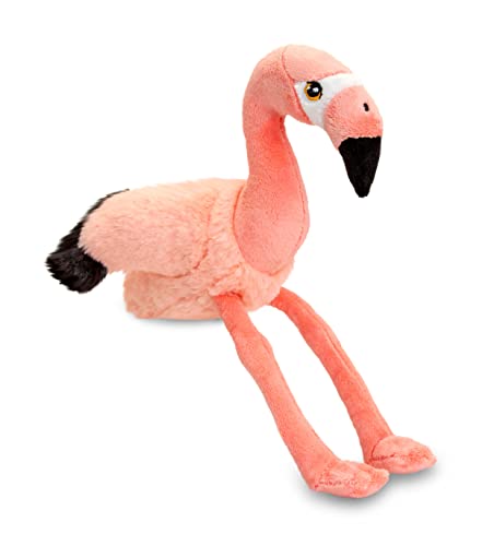 Keel Toys Keeleco – Plüschtier 100% recycelt – umweltfreundliches Spielzeug für Kinder – Plüschtier Flamingo 16 cm – SE1033 von Keel Toys