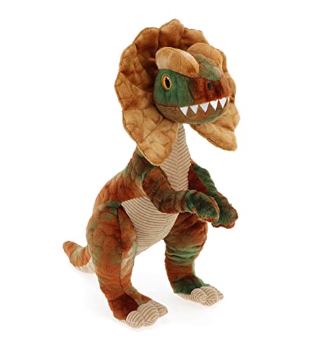 Keel Toys Keeleco SE2270 Plüschtier, 100% recycelt, umweltfreundliches Spielzeug für Kinder, Dinosaurier, Diloplosaurus, 38 cm von Keel Toys