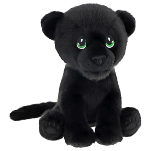 Keel Toys Keeleco Sitzende schwarze Dschungelkatze 23 cm - Plüschtier 100% recycelt - Umweltfreundliches Spielzeug für Kinder - Stofftiere für Kinder Keel Toys Keeleco Sitzende schwarze Dschungelkatze 23 cm - Plüschtier 100% recycelt - Umweltfreundliches Spielzeug für Kinder - Stofftiere für Kinder von Keel Toys