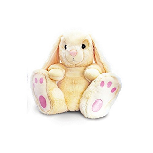 Keel Toys Patchfoot Plüsch Hase (25cm) (Creme) von Keel Toys