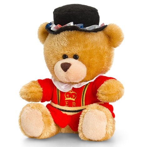 Keel Toys Pippin Beefeater Bär 14 cm – Bild dient nur Illustrationszwecken von Keel Toys