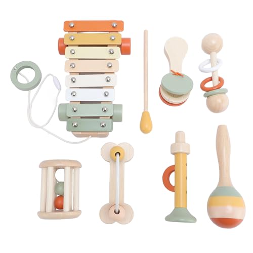 Baby-Musikinstrumente, Montessori-Musikspielzeug, Schlaginstrumente-Set für von Keenso