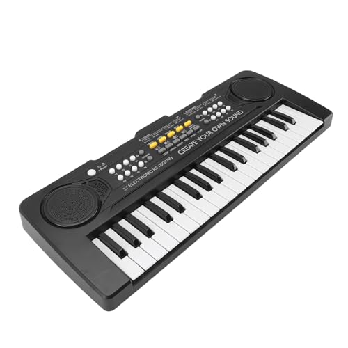 Elektronisches Keyboard-Klavier, 37 Tasten, Tragbare Multifunktionale Klaviertastatur für Kinder, 8 Töne, 8 Rhythmen, 11 Demos, USB- oder Batteriebetrieben von Keenso