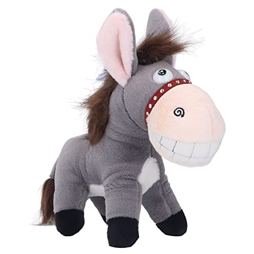 Esel-Stofftier, Esel-Stofftier, Esel-Stofftier, Plüschtier, Niedlich, Weich, Bequem, Lebendiges Esel-Plüschtier, Geschenke für Kinder (Gray) von Keenso