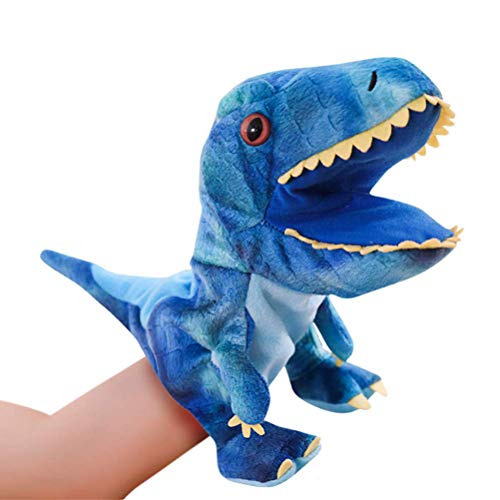 Handpuppen, Dinosaurier-Handpuppen, Dinosaurier-Spielzeug, Plüschpuppe für (Blue) von Keenso