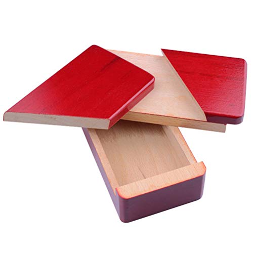 Impossible Dovetail Box, 3D-Rätsel, Magische Schubladen, Schmuckschatulle, Puzzle-Spielzeug (PINK) von Keenso