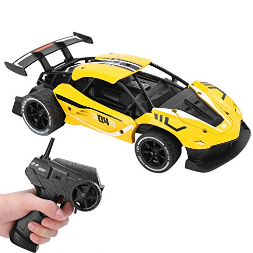 Keenso 1/16 RC Drift Car, 2,4 GHz Hochgeschwindigkeits-Rennfahrzeugspielzeug für Erwachsene Jungen (Yellow) von Keenso