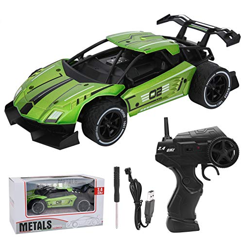 Keenso 1:16 Ferngesteuertes Driftauto, Hochgeschwindigkeits-Rennfahrzeug, Spielzeug, RC-Fahrzeug für Kindergeschenke (Green) von Keenso