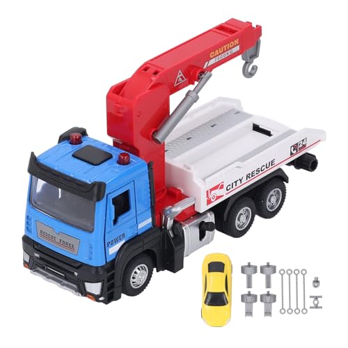 Keenso 1:32 Abschleppwagen-Spielzeug, Autos Miniatur-Transporter-LKW-Spielzeug mit Haken für Kindergeschenk (Blue) von Keenso