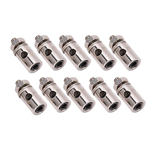 Keenso 10Pcs 2.1mm RC Plane Pushrod Connector LinkageRC Pushrod Connector Linkage StopperRC Push Rod Connector, Quick Adjust Stopper RC Plane Accessory Quadcopters & Multirotors Servo von Keenso