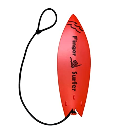 Keenso Finger-Surfbrett, Mini-Windsurf-Spielzeug, Finger-Surfbretter für, Jugendliche und Erwachsene (Rot) von Keenso