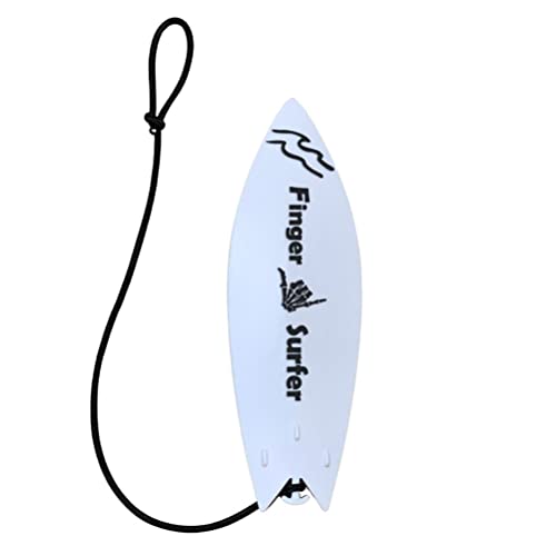 Keenso Finger-Surfbrett, Mini-Windsurf-Spielzeug, Finger-Surfbretter für, Jugendliche und Erwachsene (White) von Keenso