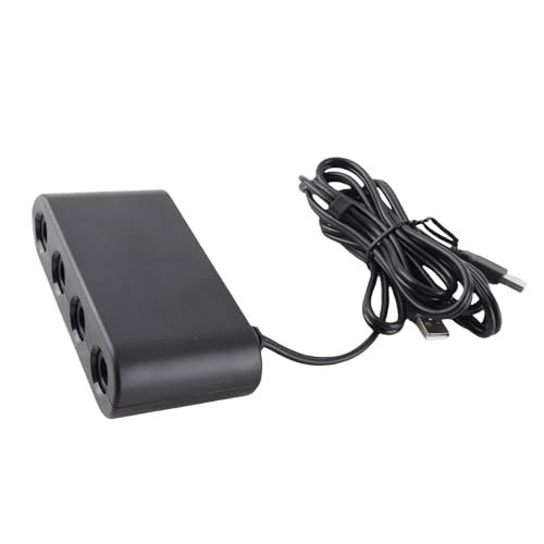Keenso GC -Controller -Adapter 4 Ports Wide Width Game Controller Adapter für U PC für Freunde, die Schwarz Sammeln Keenso GC -Controller -Adapter 4 Ports Wide Width Game Controller Adapter für U PC für Freunde, die Schwarz Sammeln von Keenso
