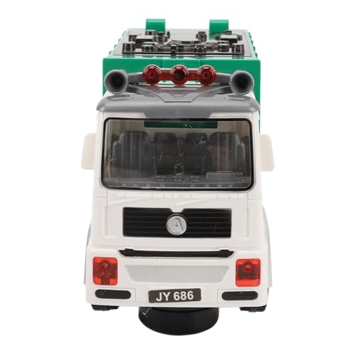 Keenso Großes Elektrisches Müllwagenspielzeug für, 10-Zoll-Dump-Fahrzeug mit Lichtern und Musik, Interaktives Spielzeug mit Hellen LED-Leuchten und Unterhaltsamen Soundeffekten, Langlebiger Plastik Keenso Großes Elektrisches Müllwagenspielzeug für, 10-Zoll-Dump-Fahrzeug mit Lichtern und Musik, Interaktives Spielzeug mit Hellen LED-Leuchten und Unterhaltsamen Soundeffekten, Langlebiger Plastik von Keenso