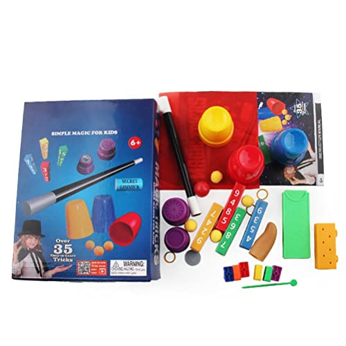 Keenso Mega Magic Kit, Zaubertricks-Set, Zauberstab-Set, Mädchen (Colorful #70) von Keenso