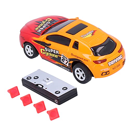 Keenso Mini Racing Drift RC Auto, Ferngesteuerter Sportwagen, Elektrisches Rennwagen-Modell, Spielzeug für Jungen, Geschenke (Yellow) von Keenso