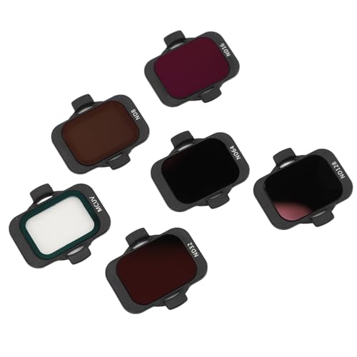 Keenso ND-Filter-Set, MCUV ND8 ND16 ND32 ND64 ND128 Drohnen-Polarisationsfilter, Mehrfach Beschichteter UV-Filter für AVATA 2, Wasserdicht, Staubdicht und Kratzfest mit Optischem Glas von Keenso