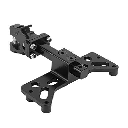 Keenso RC -Anhängerhaken, Aluminiumlegierung Verstellbare Leichte Anhängerkupplungshalterung für SCX6 1/6 (Black) von Keenso