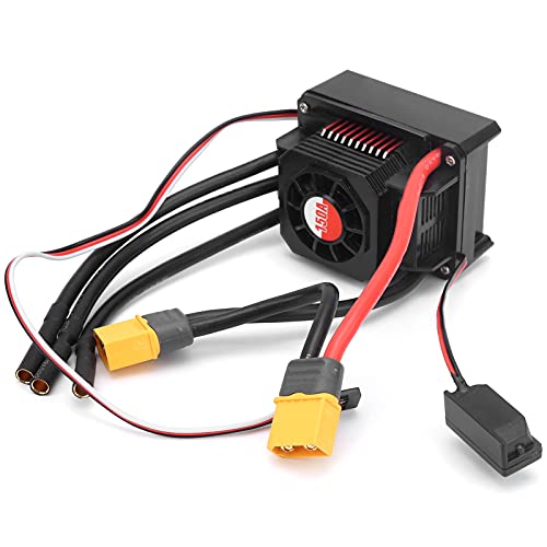 Keenso RC Electric Speed ​​Controller, 150A wasserdichte ESC mit XT60 -Stecker für 1/10 1/8 Fernbedienungsauto von Keenso